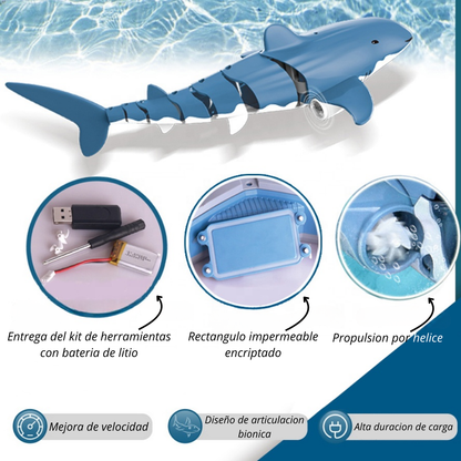 Tiburon de juguete a control remoto