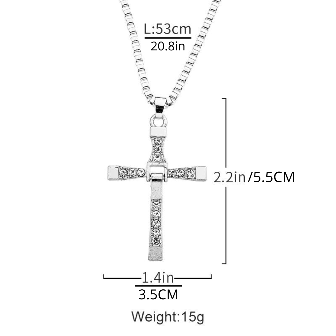 collar de cruz de toreto