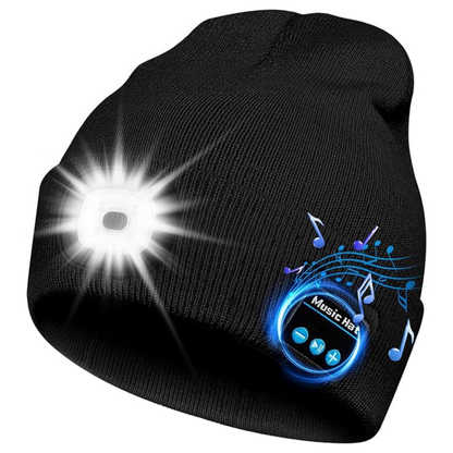 Beanie with Light and Music bluetooth