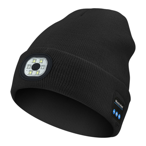 Beanie with Light and Music bluetooth